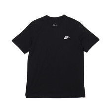 NIKE AS M NSW CLUB TEE BLACK/WHITE AR4999-013画像