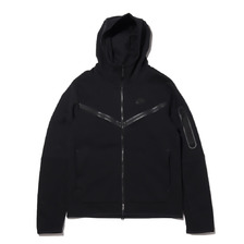 NIKE AS M NSW TCH FLC HOODIE FZ WR BLACK/BLACK CU4490-010画像