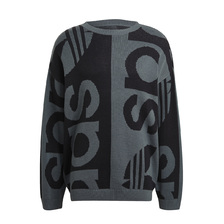 adidas FSHN KNIT CREW BLUE OKISAID/BLACK GN3317画像