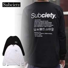 Subciety LABEL L/S 105-44276画像