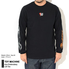 TOY MACHINE Arm Embroidery L/S Tee TMPBLT2画像