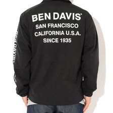 BEN DAVIS Logo Print Coach JKT G-1380001画像