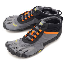 vibram FiveFingers V-Trek Insulated Black/Grey/Flame Red 20M7802画像