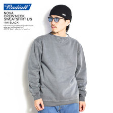 RADIALL NOVA - CREW NECK SWEATSHIRT L/S -INK BLACK- RAD-20AW-CUT001画像