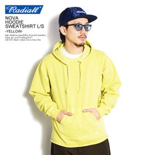 RADIALL NOVA - HOODIE SWEATSHIRT L/S -YELLOW- RAD-20AW-CUT002画像