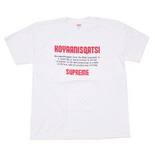 Supreme 20FW Koyaanisqatsi Tee画像