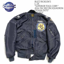 Buzz Rickson's L-2A 45th TAC.RECON.SQUADRON "POLKA DOTS" BR14825画像
