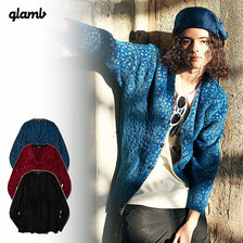 glamb Leopard feather cardigan GB0121-KNT02画像