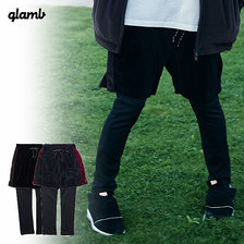 glamb Velour track layered jersey GB0121-P06画像