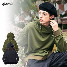 glamb Tech high neck hoodie GB0121-CS08画像