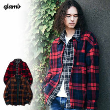 glamb Fake layered check SH GB0121-SH04画像