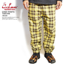 COOKMAN CHEF PANTS TARTAN -BEIGE- 231-03850画像