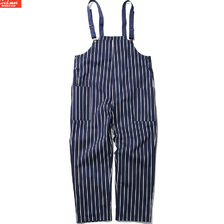 COOKMAN FISHERMAN'S BIB OVERALL STRIPE NAVY 231-03856画像