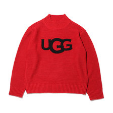UGG ローゲージ ロゴ ニット トップス RED 20AW-UGNT02-RED画像