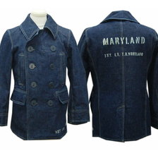 COLIMBO HUNTING GOODS DENIM OVERCOAT Indigo Denim CUSTOM ZV-0141画像