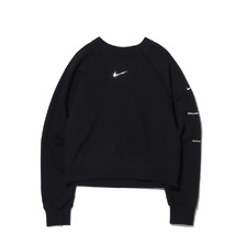 NIKE AS W NSW SWSH CREW FT BLACK/WHITE CZ8891-010画像