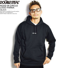 DOUBLE STEAL HOOD IN CIRCLE LOGO PARKA -BLACK- 906-62065画像