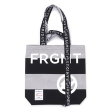 RAMIDUS &times; Fragment Design TOTE BAG(M) BLACK/GRAY画像