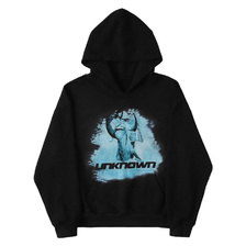 UNKNOWN GIRL MOON HOODIE BLACK D3-06706-002画像