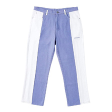 UNKNOWN SPLIT DENIM JEANS PURPLE D1-06709-006画像