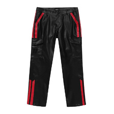 UNKNOWN BLACK VEGAN LEATHER CARGOS BLACK D1-06709-005画像