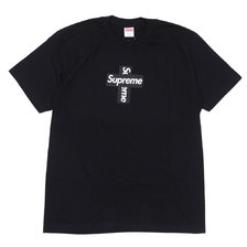 Supreme 20FW Cross Box Logo Tee BLACK画像