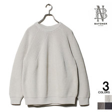 BATONER SIGNATURE CREW NECK KNIT BN-21SM-001画像