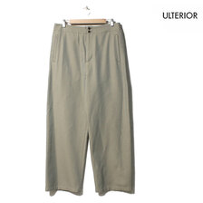 ULTERIOR CHAMBRAY GABARDINE SEEMLESS TROUSERS ULPT15-21A53U-A画像