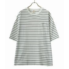 GOLD HEAVY COTTON BORDER BOX TEE GL78664画像