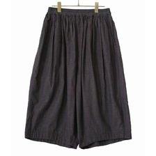 GOLD VAT DYE CHAMBRAY BALLOON SHORTS GL51979画像