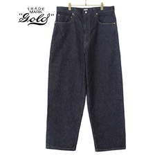 GOLD 14oz. DENIM 5POCKET WIDE PANTS GL41981A画像