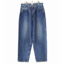 GOLD 14oz. DENIM 5POCKET WIDE PANTS AGED MODEL GL41981H画像