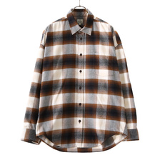 GOLD HEAVY NEL CHECK BALLOON SHIRT GL28588画像