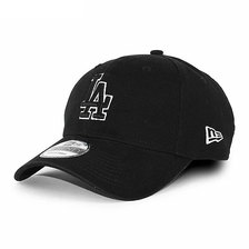 NEW ERA LOS ANGELES DODGERS 9TWENTY STRAPBACK CAP BLACK NR11551567画像