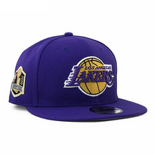 NEW ERA LOS ANGELES LAKERS 2020 NBA FINALS CHAMPIONS 9FIFTY CAP PURPLE FF409-1303画像