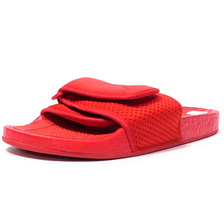 adidas PW BOOST SLIDES "PHARRELL WILLIAMS" ACTRED/ACTRED/ACTRED FY6140画像