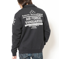 AVIREX L/S STAND ZIP SWEAT"VANGUARDS" 6113307画像