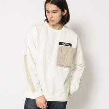 AVIREX L/S WR COMBINATION CREW SWEAT 6113284画像