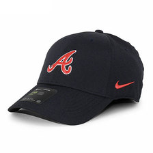 NIKE ATLANTA BRAVES LEGACY91 LOGO STRAPBACK CAP NAVY CZ2998-426画像