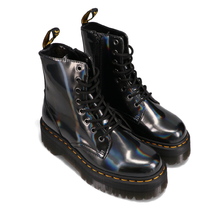 Dr.Martens QUAD RETRO JADON GUNMETAL HOLOGRAM BLACK 26699029画像