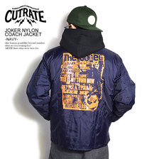 CUTRATE JOKER NYLON COACH JACKET -NAVY- CR-21JK002画像