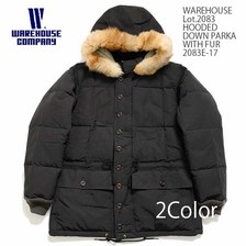 WAREHOUSE Lot.2083 HOODED DOWN PARKA WITH FUR画像