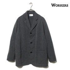 Workers Relax Jacket, Black Chambray画像