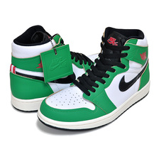 NIKE WMNS AIR JORDAN 1 HIGH OG lucky green/black-white-sail DB4612-300画像