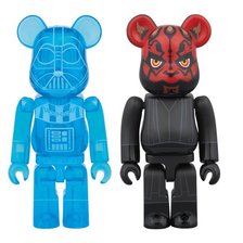 MEDICOM TOY BE@RBRICK STAR WARS DARTH VADER HOLO & DARTH MAUL 532974画像