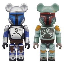 MEDICOM TOY BE@RBRICK STAR WARS JANGO FETT & BOBA FETT STARWARS 2PACK 546216画像