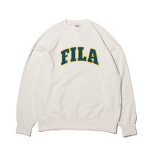 FILA COLLEGE LOGO CREWNECK OFFWHITE FS0109-02画像