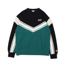 FILA LINE CREWNECK GREEN FS0108-25画像