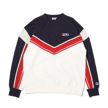 FILA LINE CREWNECK NAVY FS0108-20画像