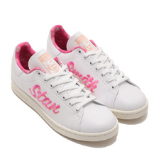 adidas STAN SMITH FOOTWEAR WHITE/SCREAMING PINK/OFF WHITE FX5569画像